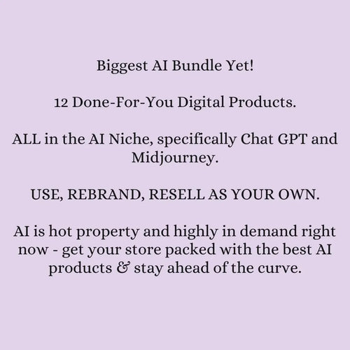 AI Business Starter Kit – 12 Done-For-You Digital Products + Prompts (No Experience Needed)