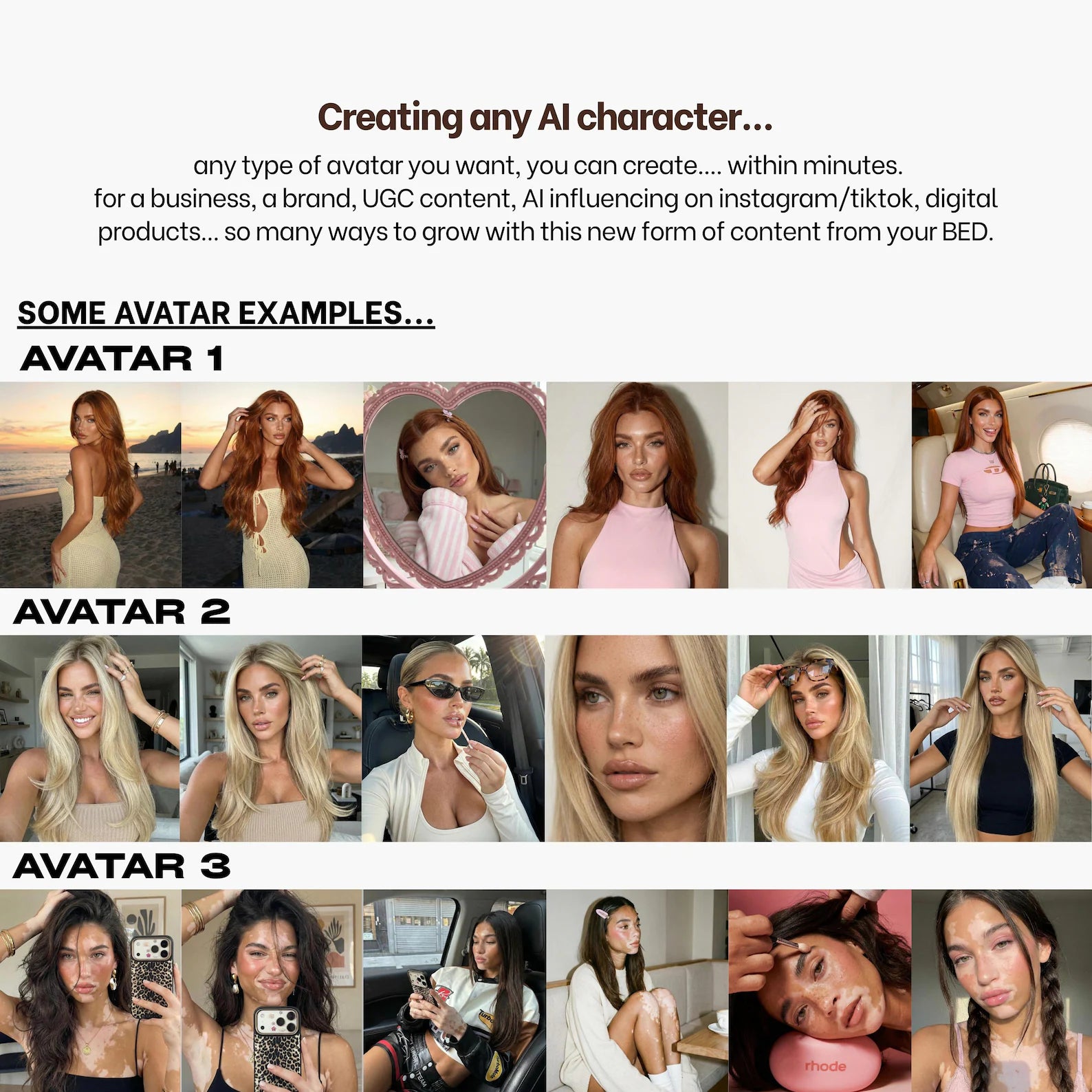 AI Avatar Masterclass, for Branding/Photoshoots/Social Media Platforms (PDF): Higgsfield & Gemini Tutorial