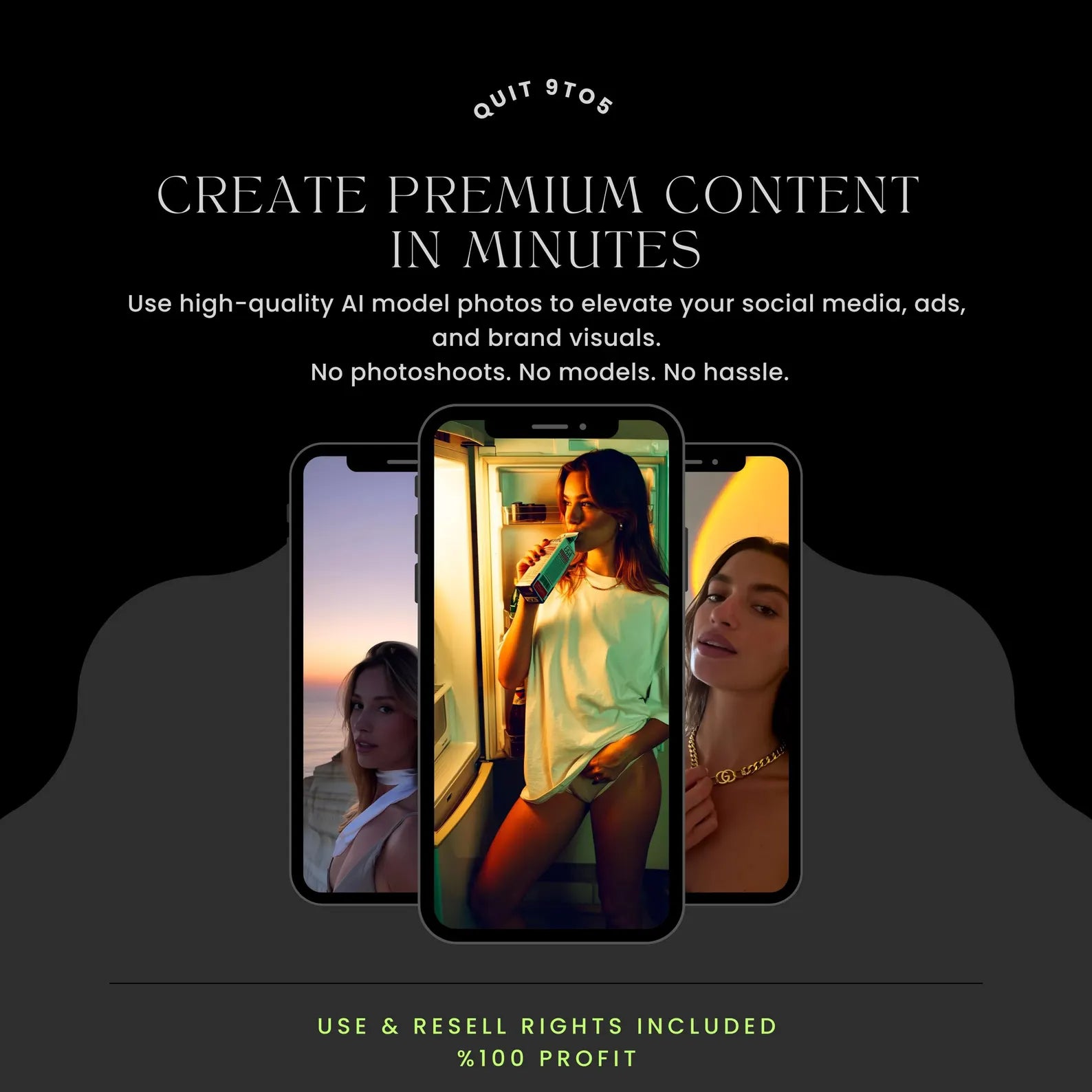 Lifestyle Model Stock Photos – Social Media Content, 2K-4K (Digital Download)